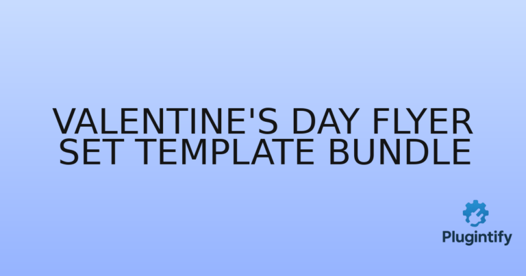 Read more about the article Valentine’s Day Flyer Set Template Bundle
