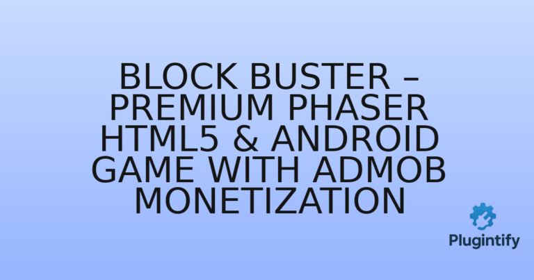Read more about the article Block Buster – Premium Phaser HTML5 & Android Game with AdMob Monetization