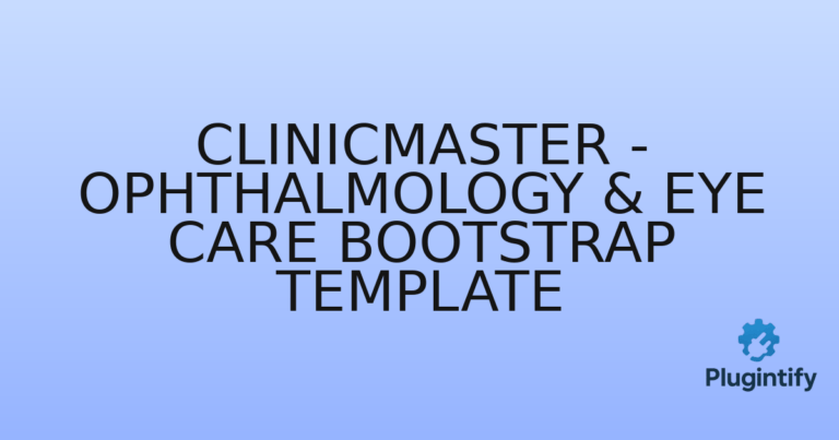 Read more about the article ClinicMaster – Ophthalmology & Eye Care Bootstrap Template