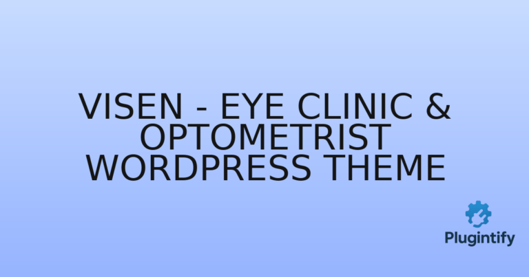 Read more about the article Visen – Eye Clinic & Optometrist WordPress Theme