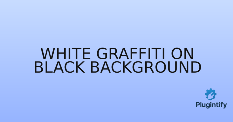 Read more about the article White graffiti on black background