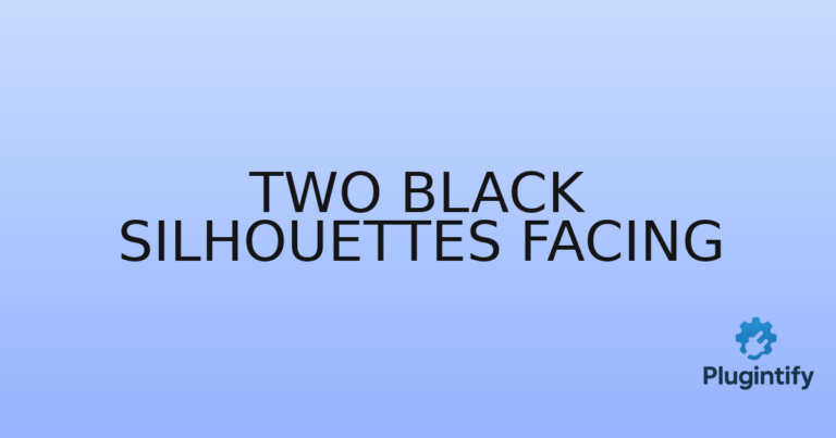 Read more about the article Two black silhouettes facing