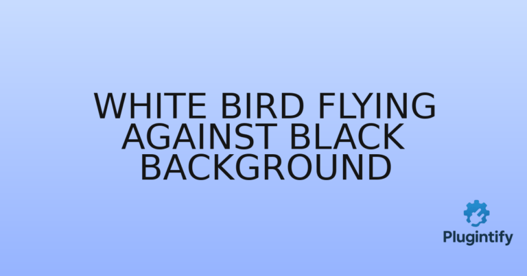 Read more about the article White bird flying against black background