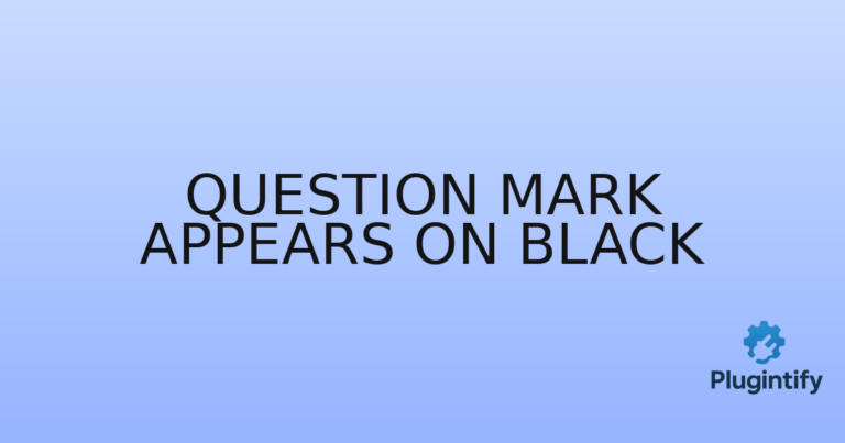 Read more about the article Question mark appears on black