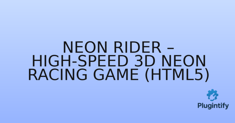 Read more about the article Neon Rider – High-Speed 3D Neon Racing Game (HTML5)