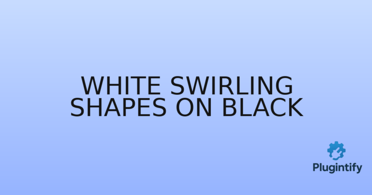 Read more about the article White Swirling Shapes on Black