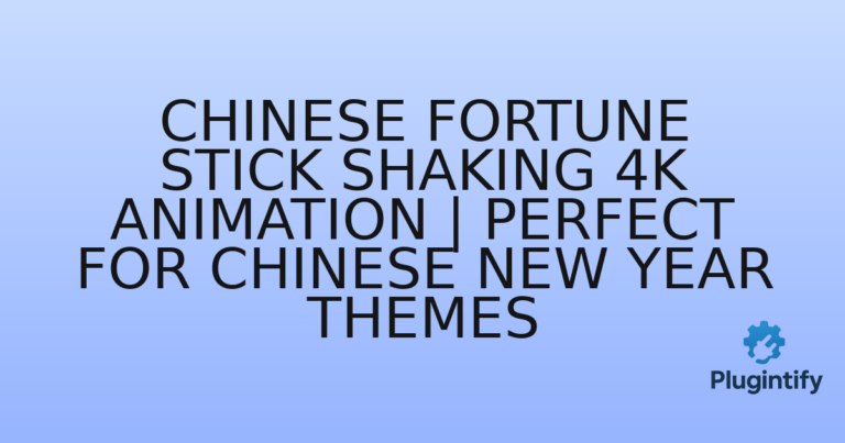 Read more about the article Chinese Fortune Stick Shaking 4K Animation | Perfect for Chinese New Year themes