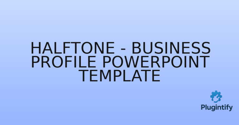 Read more about the article Halftone – Business Profile Powerpoint Template