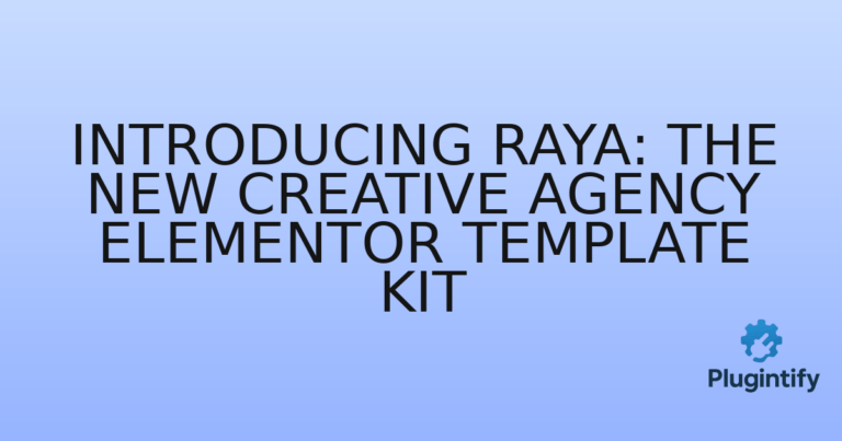 Read more about the article Introducing Raya: The New Creative Agency Elementor Template Kit