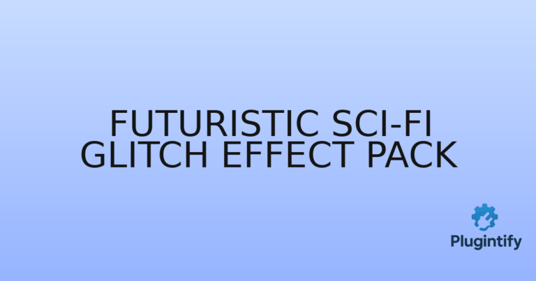Read more about the article Futuristic Sci-Fi Glitch Effect Pack