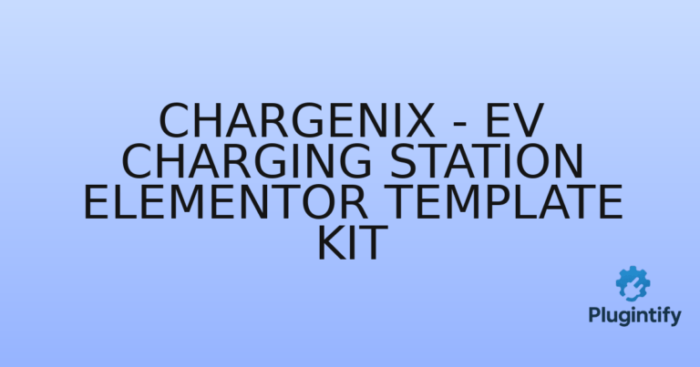 Read more about the article Chargenix – EV Charging Station Elementor Template Kit