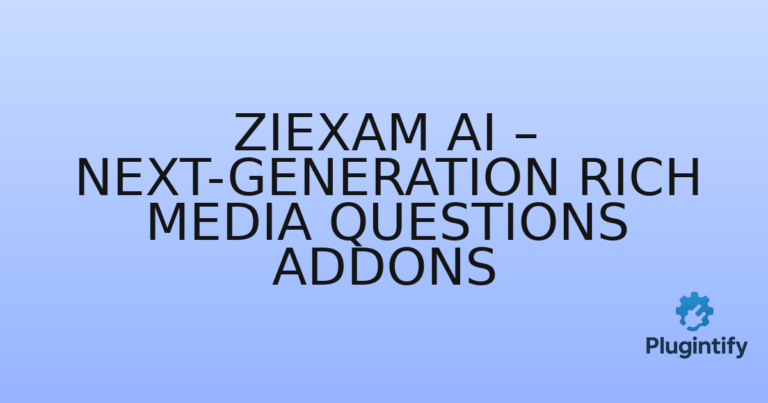 Read more about the article Ziexam AI – Next-Generation Rich Media Questions Addons