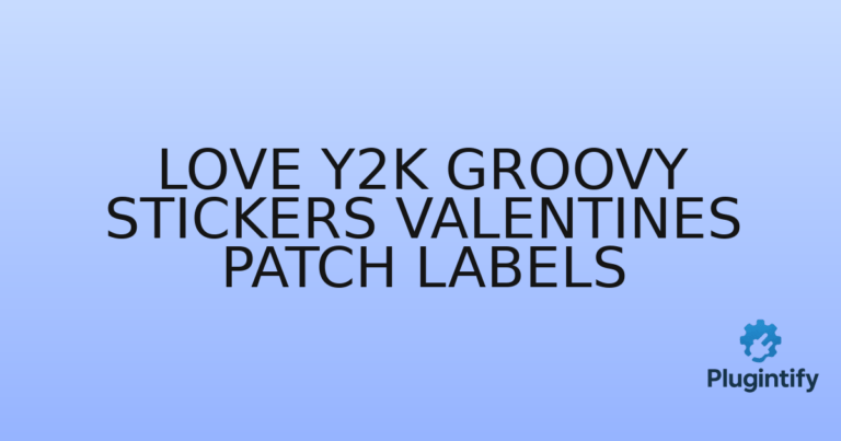 Read more about the article Love Y2k Groovy Stickers Valentines Patch Labels