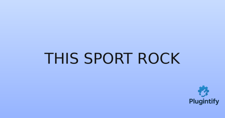 Read more about the article This Sport Rock