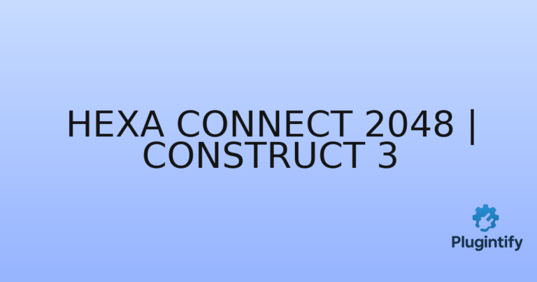 Read more about the article Hexa Connect 2048 | Construct 3