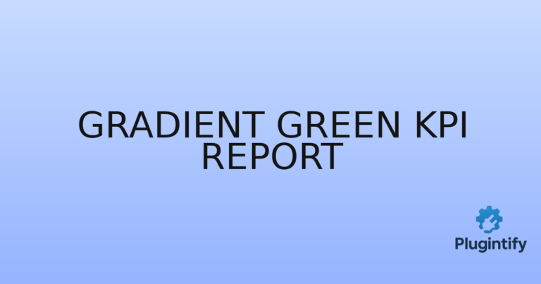 Read more about the article Gradient Green KPI Report