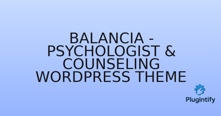 Read more about the article Balancia – Psychologist & Counseling WordPress Theme