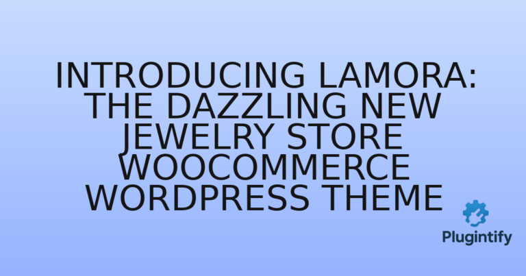 Read more about the article Introducing Lamora: The Dazzling New Jewelry Store WooCommerce WordPress Theme