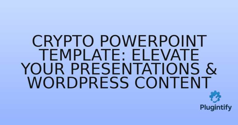 Read more about the article Crypto PowerPoint Template: Elevate Your Presentations & WordPress Content