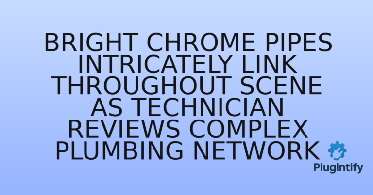 Read more about the article Bright Chrome Pipes Intricately Link Throughout Scene As Technician Reviews Complex Plumbing Network