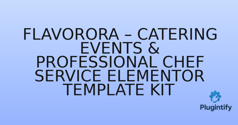 Read more about the article Flavorora – Catering Events & Professional Chef Service Elementor Template Kit