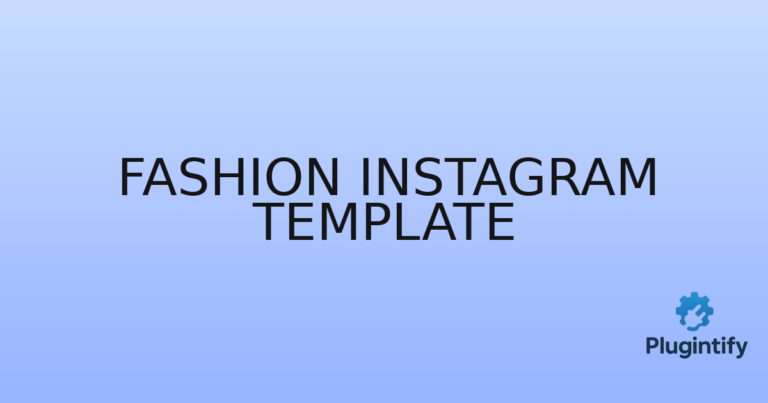 Read more about the article Fashion Instagram Template