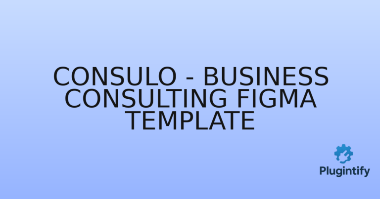 Read more about the article Consulo – Business Consulting Figma Template