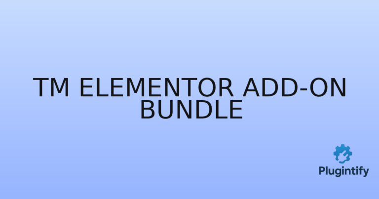 Read more about the article TM Elementor Add-on Bundle