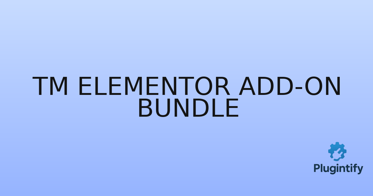 You are currently viewing TM Elementor Add-on Bundle