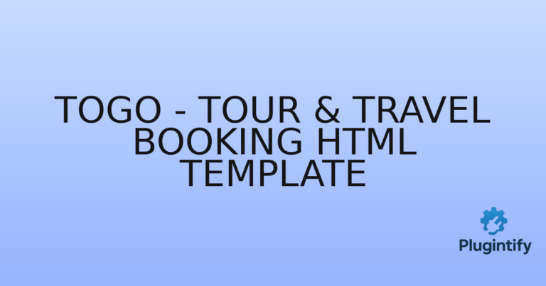 Read more about the article Togo – Tour & Travel Booking HTML Template