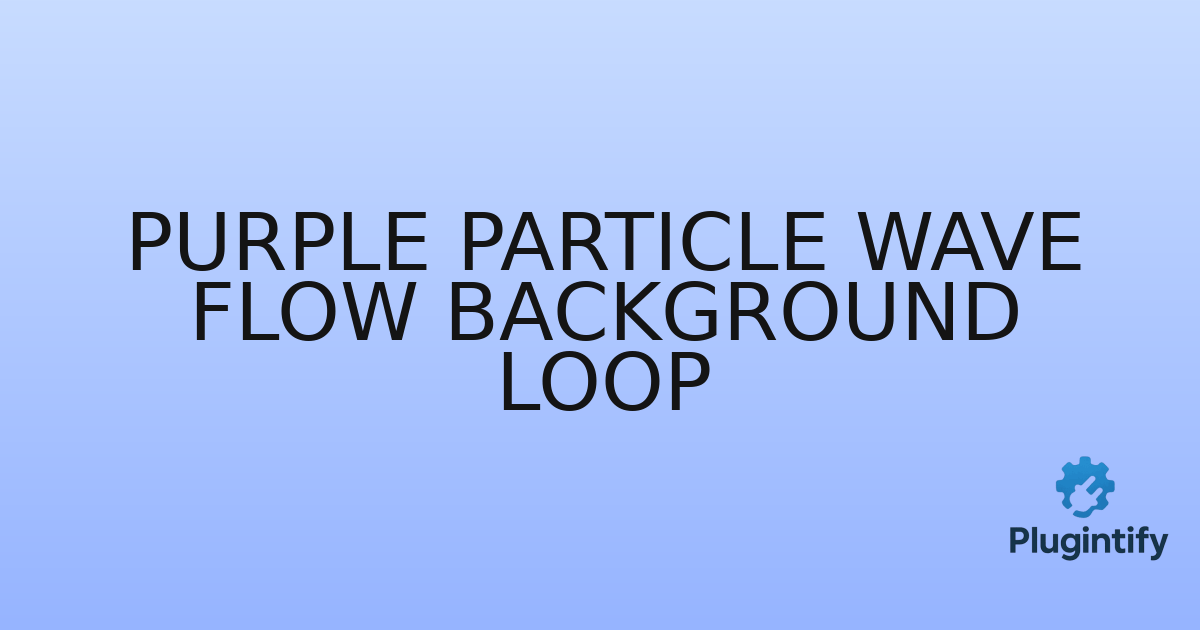 You are currently viewing Purple Particle Wave Flow Background Loop