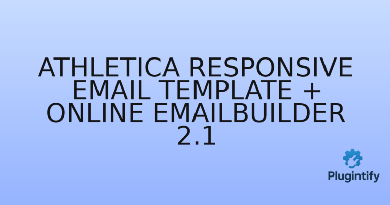 Read more about the article Athletica Responsive Email Template + Online Emailbuilder 2.1