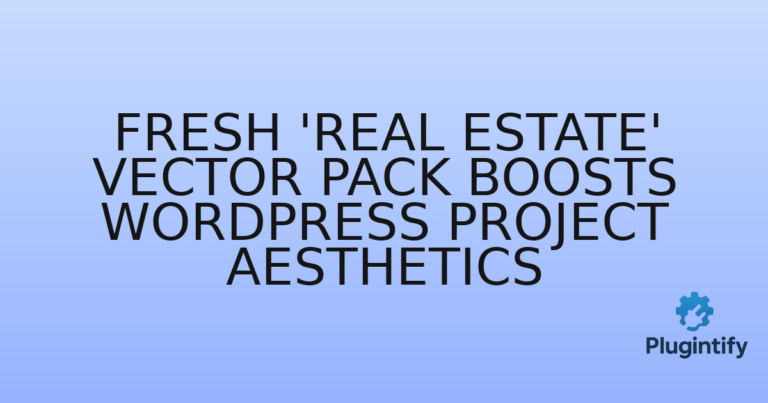 Read more about the article Fresh ‘Real Estate’ Vector Pack Boosts WordPress Project Aesthetics