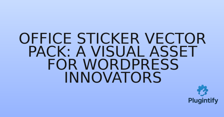 Read more about the article Office Sticker Vector Pack: A Visual Asset for WordPress Innovators