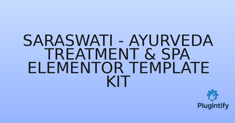 Read more about the article Saraswati – Ayurveda Treatment & Spa Elementor Template Kit