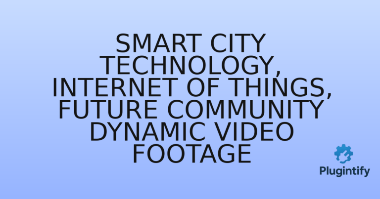 Read more about the article Smart City Technology, Internet of Things, Future Community Dynamic Video Footage