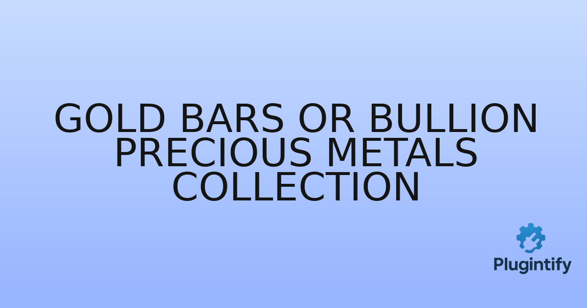 You are currently viewing Gold Bars or Bullion Precious Metals Collection