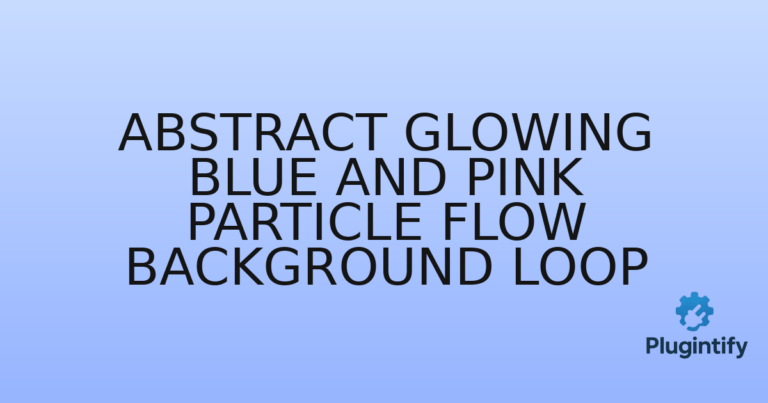 Read more about the article Abstract Glowing Blue And Pink Particle Flow Background Loop