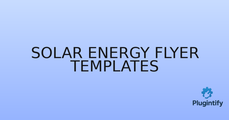 Read more about the article Solar Energy Flyer Templates