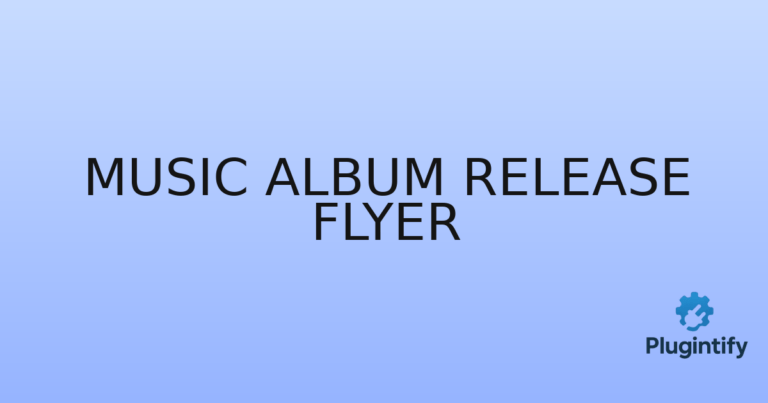Read more about the article Music Album Release Flyer
