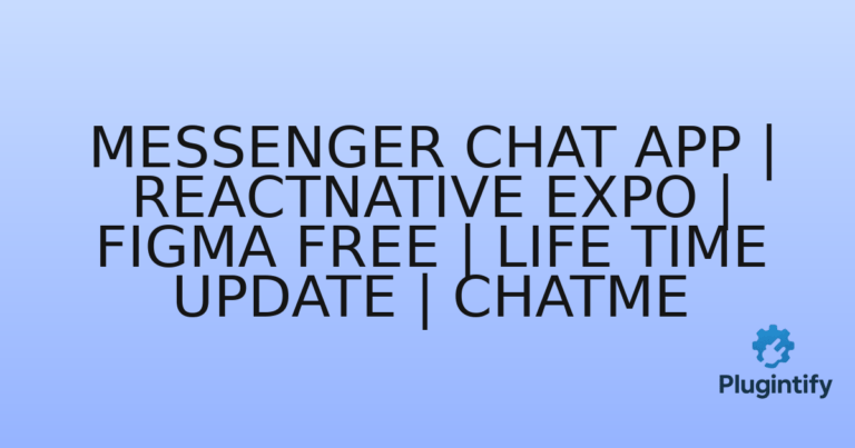 Read more about the article Messenger Chat App | ReactNative Expo | Figma FREE | Life Time Update | ChatMe