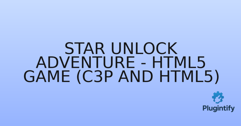 Read more about the article Star Unlock Adventure – HTML5 Game (C3p and HTML5)