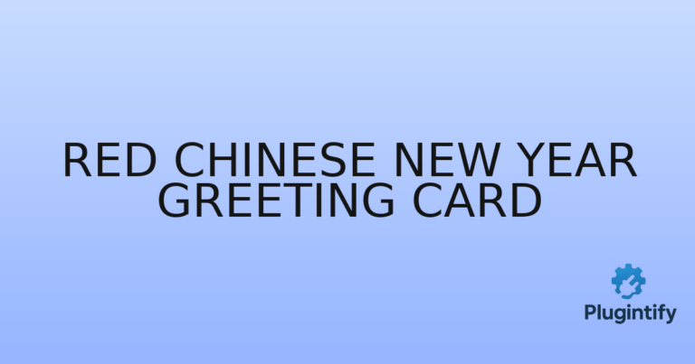 Read more about the article Red Chinese New Year Greeting Card