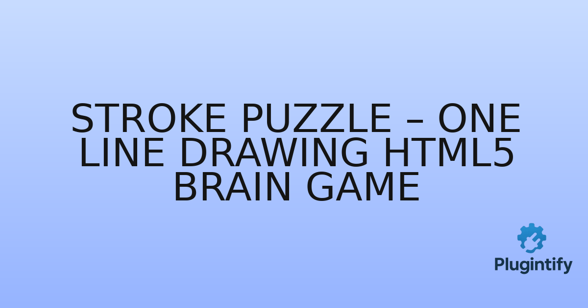 You are currently viewing Stroke Puzzle – One Line Drawing HTML5 Brain Game