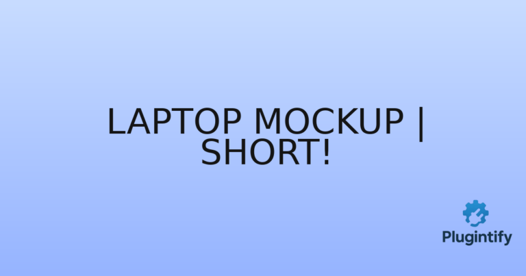 Read more about the article Laptop Mockup | Short!