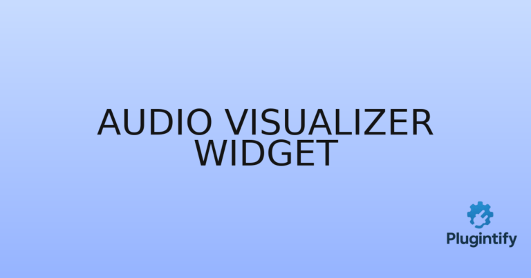 Read more about the article Audio Visualizer Widget
