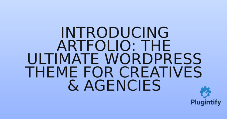 Read more about the article Introducing Artfolio: The Ultimate WordPress Theme for Creatives & Agencies