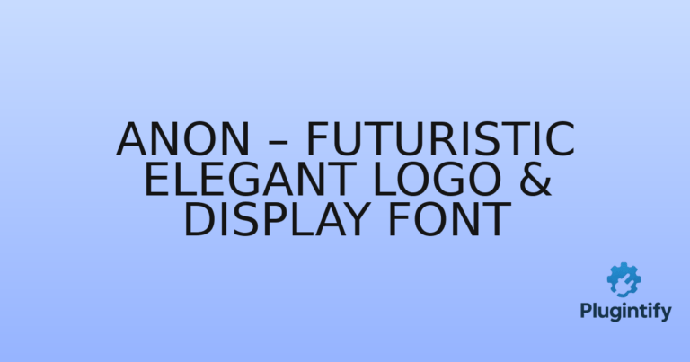 Read more about the article Anon – Futuristic Elegant Logo & Display Font