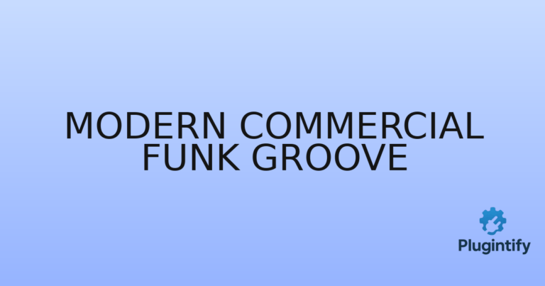 Read more about the article Modern Commercial Funk Groove