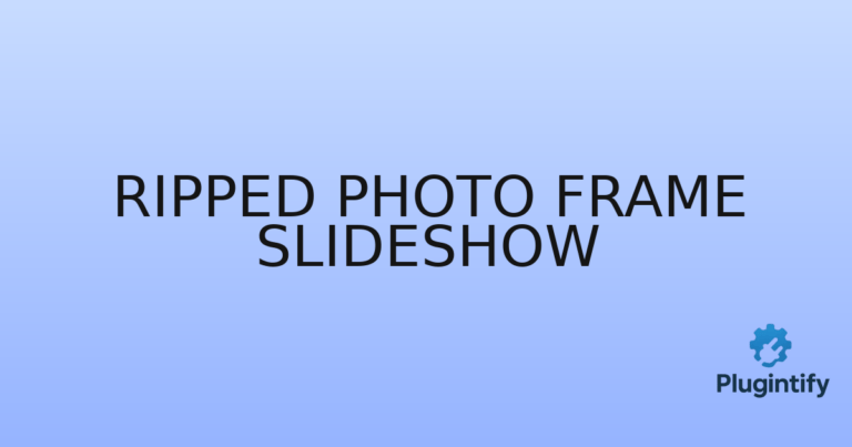 Read more about the article Ripped Photo Frame Slideshow